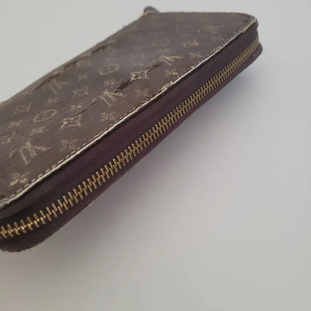 Vintage Louis Vuitton Monogram Canvas Zippy Wallet Brown Gold Made in Spain - Picture 11 of 11